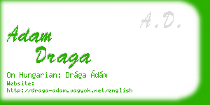 adam draga business card