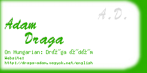 adam draga business card